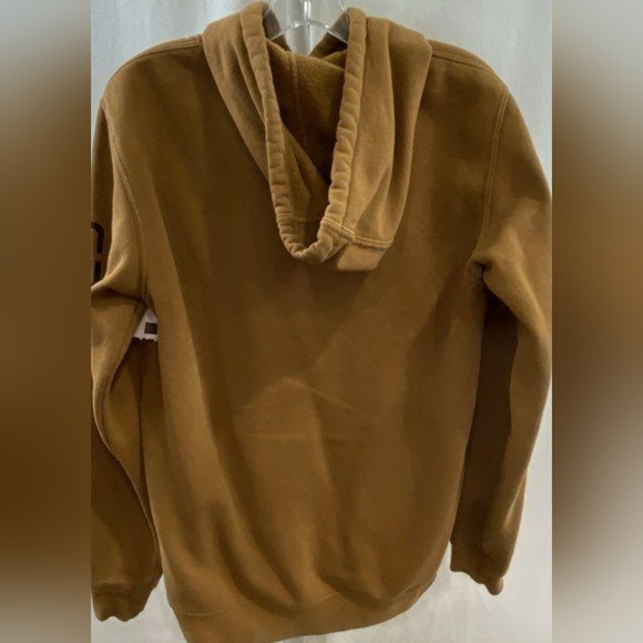 Carhartt Men's Midweight Sleeve Logo Hooded Sweatshirt Size S MSRP $59.99 - Picture 3 of 5